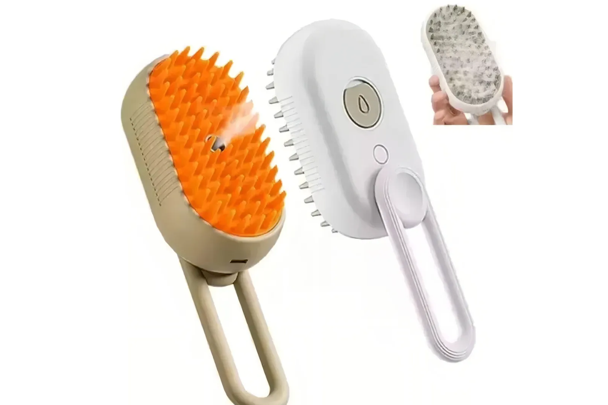 Cepillo a vapor para pelo de mascotas